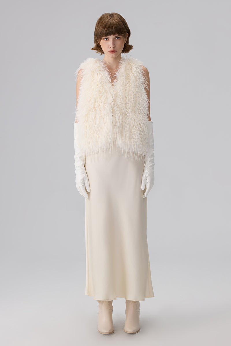 NEW MADISON FAUX FUR VEST