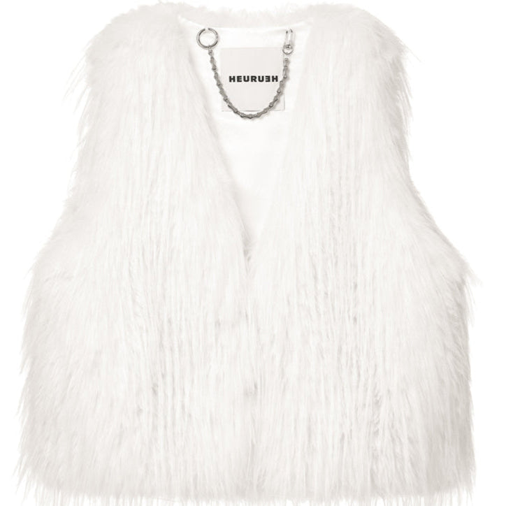 NEW MADISON FAUX FUR VEST
