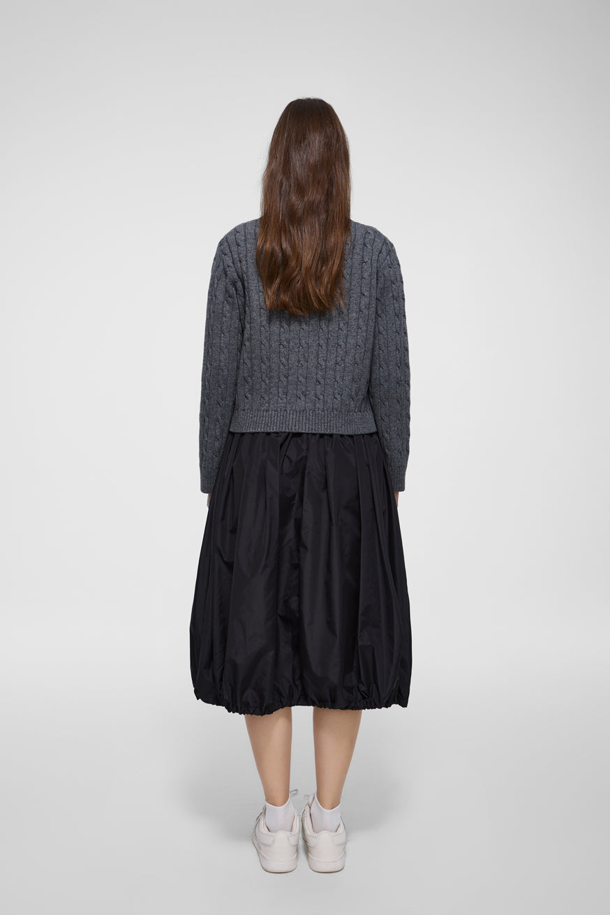 CABLE CARDIGAN