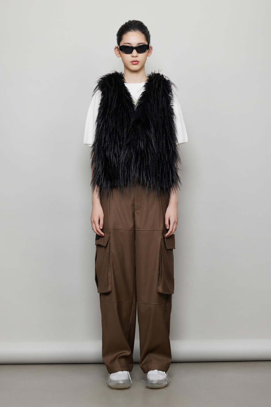 NEW MADISON FAUX FUR VEST