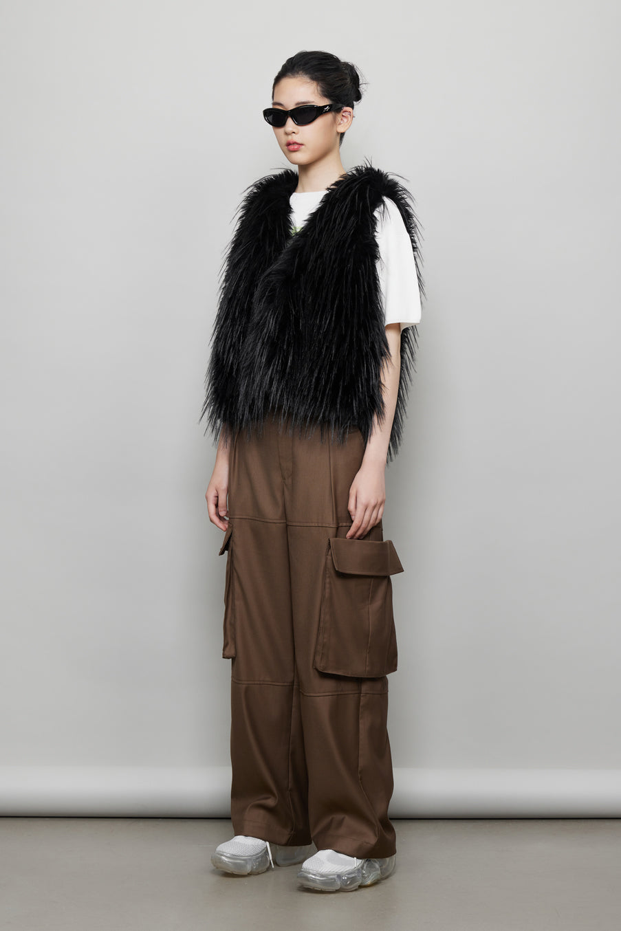 NEW MADISON FAUX FUR VEST