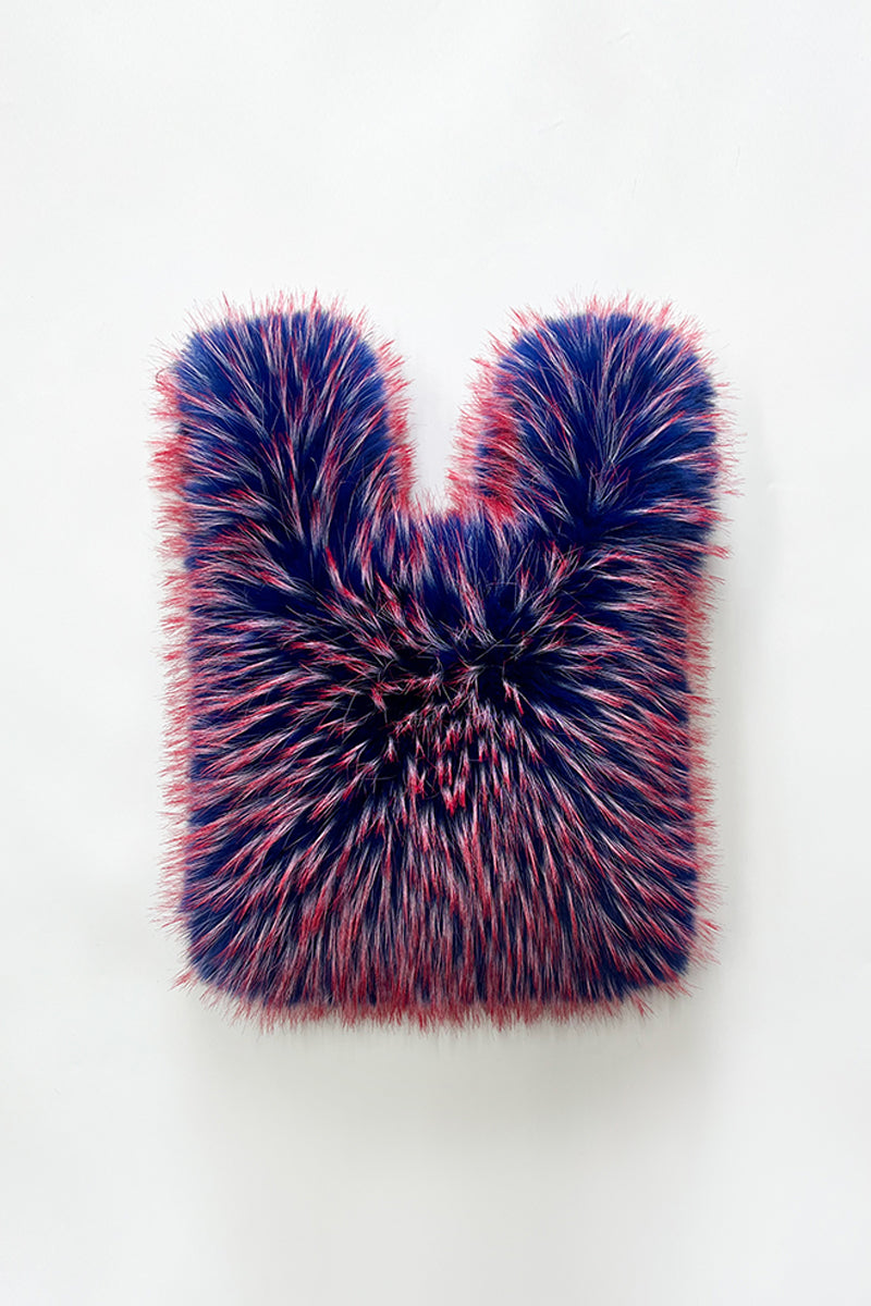FAUX FUR SHOPPER BAG