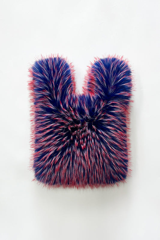 FAUX FUR SHOPPER BAG