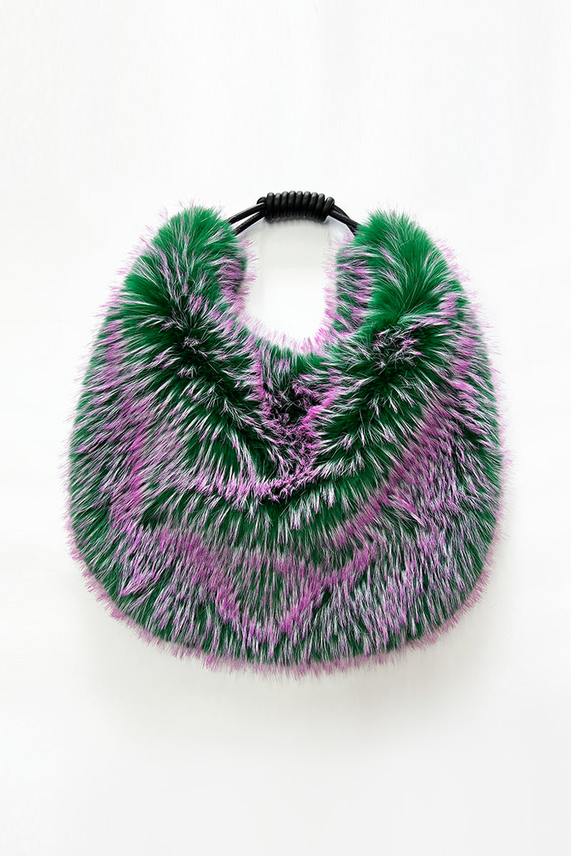FAUX FUR TOTE