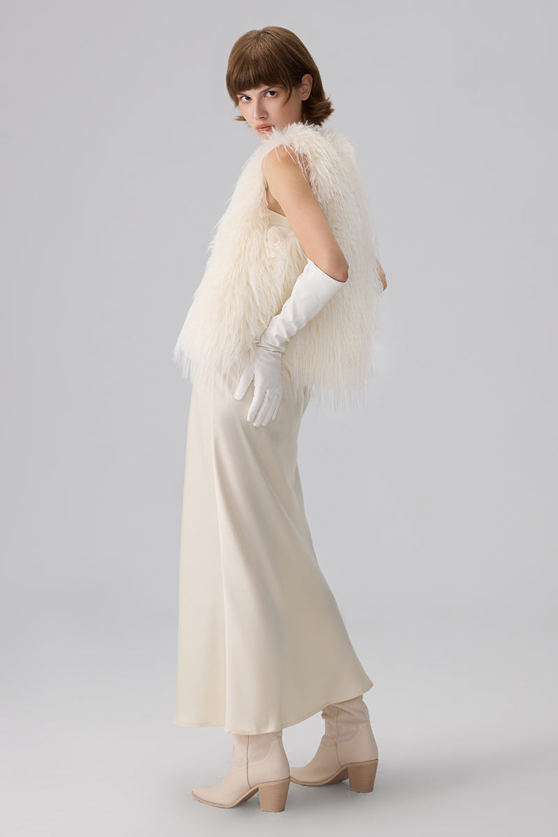 NEW MADISON FAUX FUR VEST