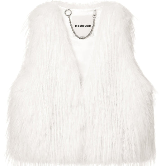 NEW MADISON FAUX FUR VEST
