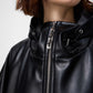 FAUX LEATHER JACKET