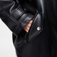 FAUX LEATHER JACKET
