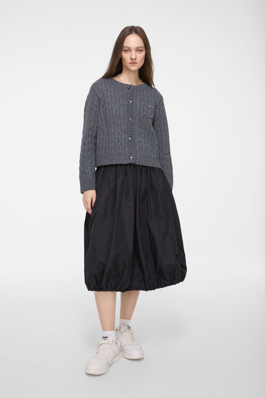 CABLE CARDIGAN