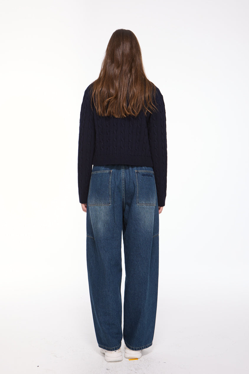 CABLE CARDIGAN