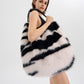 LARGE FAUX FUR TOTE