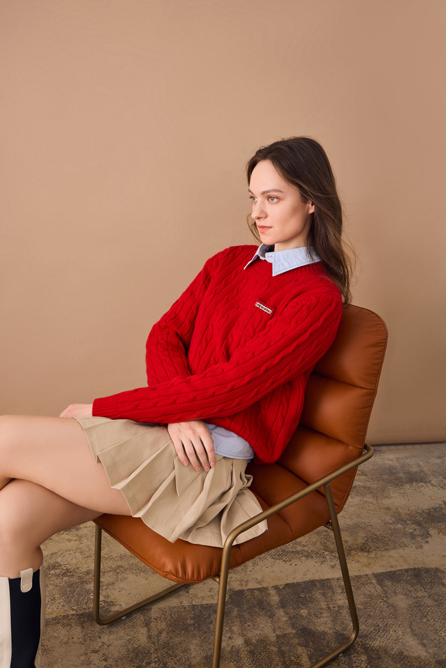 CABLE SWEATER