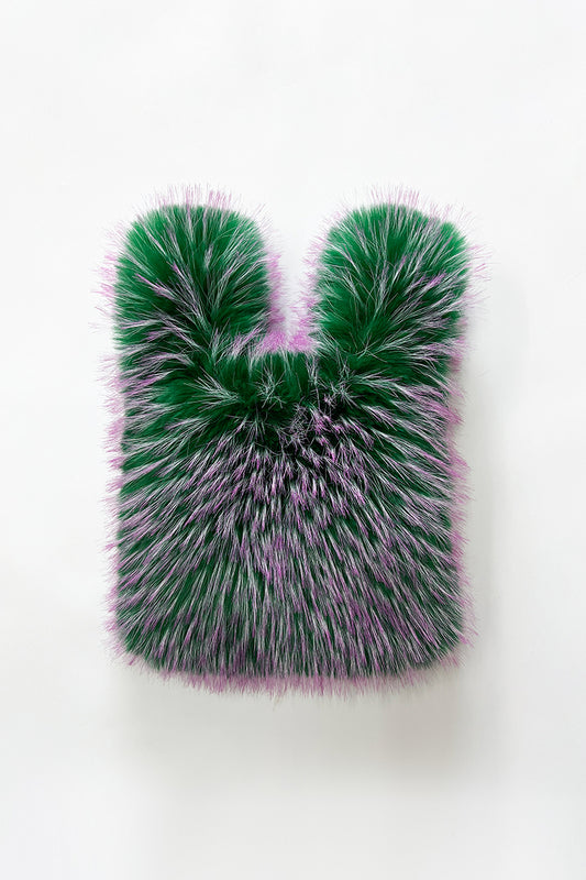 FAUX FUR SHOPPER BAG