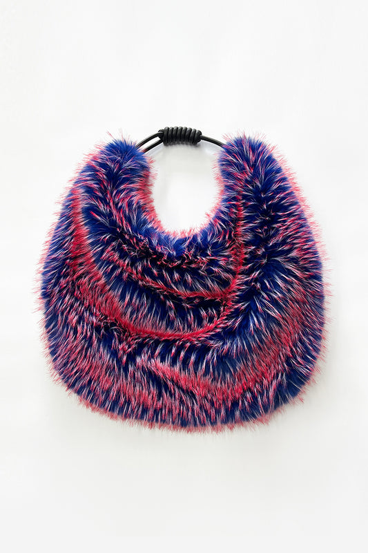 FAUX FUR TOTE