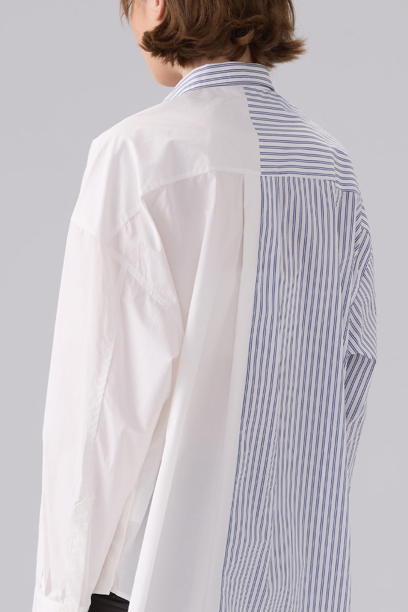 PANELED OVERSIZED SHIRT